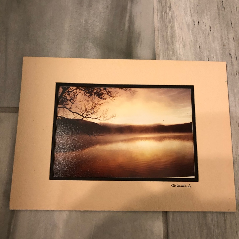 VTG Barry Gamow signed photograph - serene